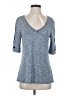 Jennifer Lopez Blue 3/4 Sleeve Top Size S - photo 1