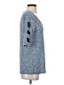 Jennifer Lopez Blue 3/4 Sleeve Top Size S - photo 4