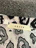 Entro Animal Print Silver 3/4 Sleeve Blouse Size M - photo 7