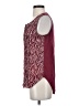Left Coast by Dolan 100% Polyester Burgundy Sleeveless Blouse Size XS - photo 5