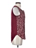 Left Coast by Dolan 100% Polyester Burgundy Sleeveless Blouse Size XS - photo 4