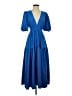 Unbranded 100% Polyester Blue Casual Dress Size S - photo 1