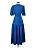 Unbranded 100% Polyester Blue Casual Dress Size S - photo 2