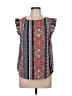 Monteau Red Sleeveless Blouse Size L - photo 1
