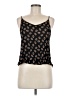 Lush 100% Polyester Black Sleeveless Top Size M - photo 1