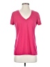 Adidas 100% Polyester Pink Short Sleeve Top Size S - photo 1