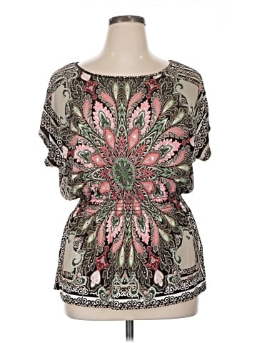 Speechless Short Sleeve Blouse (view 1)