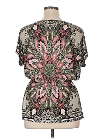 Speechless Short Sleeve Blouse (view 2)
