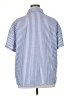 Unbranded Stripes Blue Short Sleeve Blouse Size XL (estimated) - photo 2