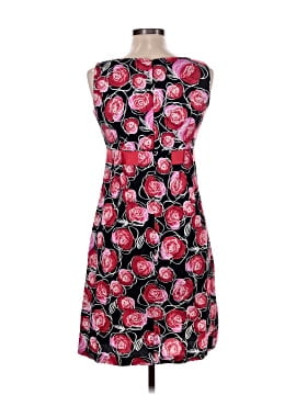 white christmas dresses 1980s KARIN STEVENS Floral Shirt Dress