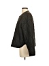 Zara 100% Polyester Argyle Black Jacket Size XS - photo 5
