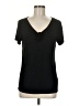 Blue Sol Black Short Sleeve Top Size M - photo 1