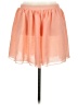 American Apparel 100% Polyester Solid Orange Casual Skirt Size XS - photo 2
