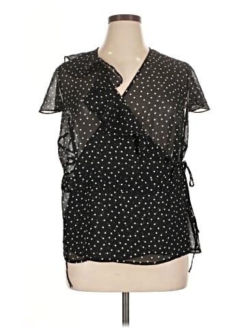 Lane Bryant Outlet Short Sleeve Blouse (view 1)