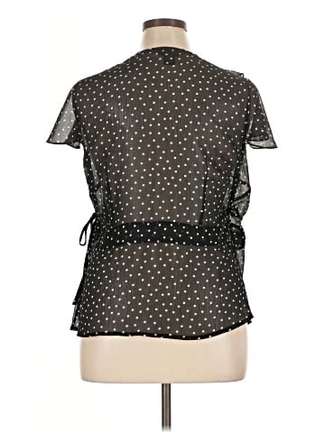 Lane Bryant Outlet Short Sleeve Blouse (view 2)