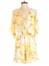 Express 100% Polyester Floral Yellow Romper Size S - photo 1