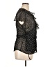 Lane Bryant Outlet 100% Polyester Stars Black Short Sleeve Blouse Size 14 - 16 Plus - photo 4