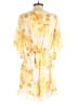 Express 100% Polyester Floral Yellow Romper Size S - photo 2