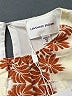 Lavender Brown 100% Polyester Orange Short Sleeve Blouse Size XS - photo 7