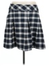 Assorted Brands 100% Polyester Plaid Blue Casual Skirt Size 11 - photo 1