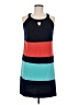 En Focus Studio Color Block Teal Casual Dress Size 6 - photo 1