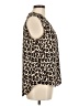 Vince Camuto 100% Polyester Animal Print Brown Sleeveless Blouse Size M - photo 4