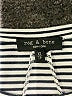 Rag & Bone Stripes Silver Short Sleeve Turtleneck Size XS - photo 7