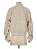 L Love 100% Polyester Stars Gold Jacket Size S - photo 2