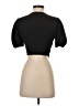 Crescent 100% Polyester Black Short Sleeve Top Size XS - photo 2