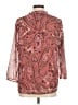 Daniel Rainn Paisley Pink 3/4 Sleeve Blouse Size M - photo 2