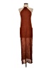 Unbranded 100% Polyester Brown Cocktail Dress Size S - photo 1