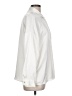 Zara Solid Ivory Long Sleeve Button-Down Shirt Size L - photo 4