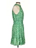 Unbranded Paisley Green Cocktail Dress Size S (estimated) - photo 4