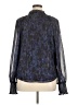Aqua 100% Polyester Blue Long Sleeve Blouse Size XL - photo 2