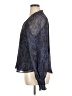Aqua 100% Polyester Blue Long Sleeve Blouse Size XL - photo 5