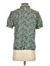 Unbranded 100% Polyester Animal Print Green Short Sleeve Blouse Size S - photo 2