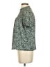 Unbranded 100% Polyester Animal Print Green Short Sleeve Blouse Size S - photo 5