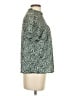 Unbranded 100% Polyester Animal Print Green Short Sleeve Blouse Size S - photo 4