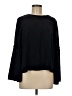 Topshop 100% Viscose Black Long Sleeve Top Size 8 - photo 1