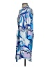 L'Agence Print Blue Casual Dress Size XXS - photo 5