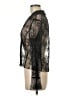 Express 100% Polyester Black Long Sleeve Blouse Size 9 - 10 - photo 5