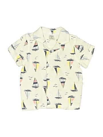 Baby Essentials Short Sleeve Button-Down Shirt (view 1)