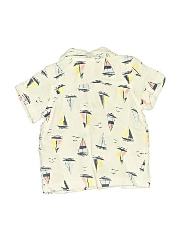 Baby Essentials Short Sleeve Button-Down Shirt (view 2)