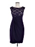 Connected Apparel Purple Cocktail Dress Size 8 - photo 1