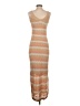 Lab Stripes Tan Casual Dress Size S - photo 2