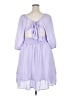 Assorted Brands 100% Polyester Solid Purple Cocktail Dress Size 2X - photo 2
