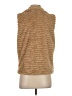 Mixit 100% Polyester Tan Faux Fur Vest Size Sm - Med - photo 2