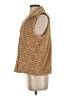 Mixit 100% Polyester Tan Faux Fur Vest Size Sm - Med - photo 5