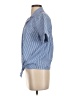 French Connection Stripes Blue Short Sleeve Blouse Size XS - photo 5