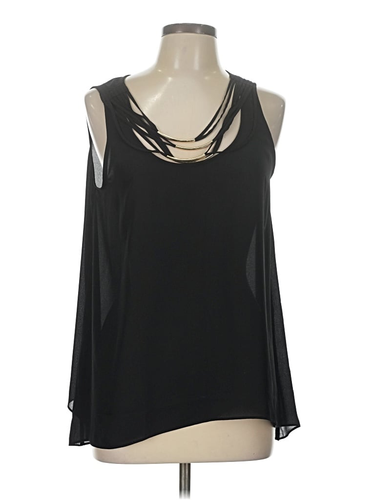Pre-owned Bold Elements Sleeveless Blouse In Black